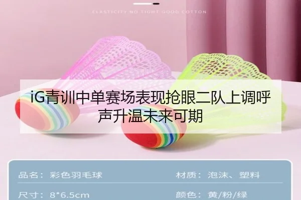 iG青训中单赛场表现抢眼二队上调呼声升温未来可期 | leyu.comapp